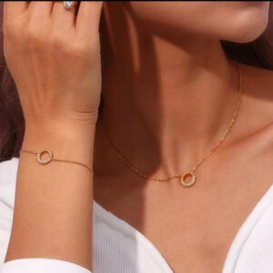 D05BBAF2-70D7-4347-BEA5-36B352105E34 Half moon pearl bracelet - Sassygrove