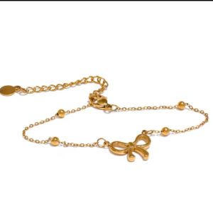 Mini bow dainty bracelet - Sassygrove