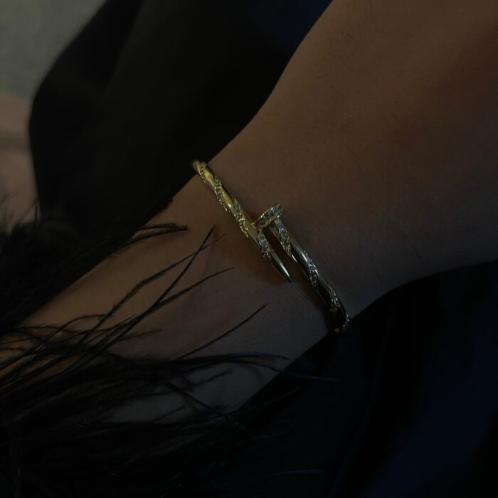 Nail bangle cuff - Sassygrove