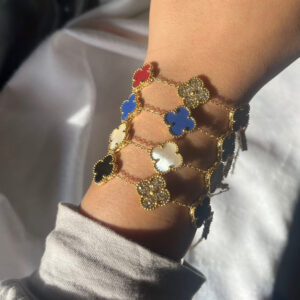 Custom Clover Bracelets UK trio - Sassygrove