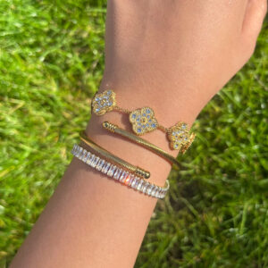 Zala Wrap Around Bracelet (Gold Plated) - Sassygrove