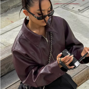 Scarlett Leather Jacket - Sassygrove