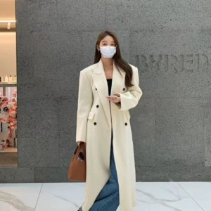 Eve Double-Breasted Wool Coat - Sassygrove