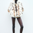 Snow Leopard Fur Coat - Sassygrove
