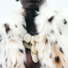 Snow Leopard Fur Coat - Sassygrove