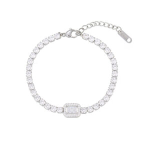 Jasmina crystal diamond bracelet - Sassygrove