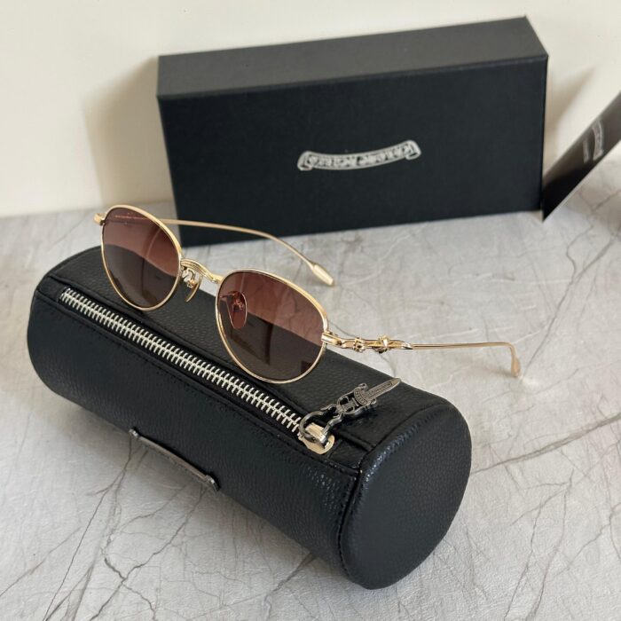 Chrome Hearts Braided Plus Oval Sunglasses - Sassygrove