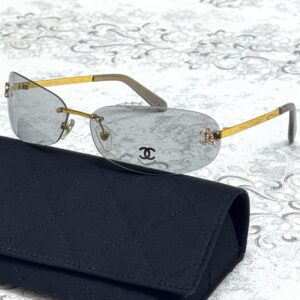 Chanel Butterfly Rimless Sunglasses - Sassygrove