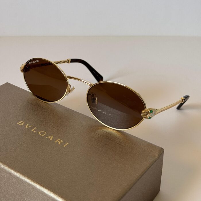 Bvlgari Serpenti Oval Sunglasses BV8234B - Sassygrove