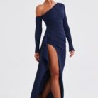 Adrienne Maxi Dress - Navy - Sassygrove