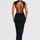 Artemis Midi Dress - Black - Sassygrove