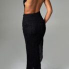 Artemis Midi Dress - Black - Sassygrove