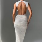 Artemis Midi Dress - Ivory - Sassygrove