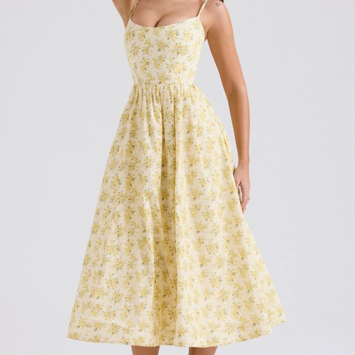 courtney-corset-sundress-floral-print-246115 Courtney Corset Sundress - Floral Print - Sassygrove