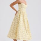 Courtney Corset Sundress - Floral Print - Sassygrove