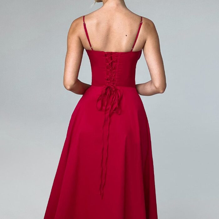 deanna-midi-dress-red-dress-babyboo-fashion-31294780538943 Delilah Midi Dress - Red - Sassygrove