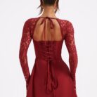 Twilight Temptation Mini Dress- Red - Sassygrove