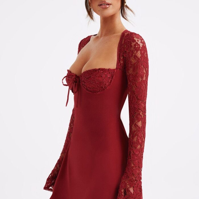 jacinta-mini-dress-red-dress-babyboo-fashion-31151250112575 Twilight Temptation Mini Dress- Red - Sassygrove