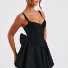 Josie Mini Dress - Black - Sassygrove