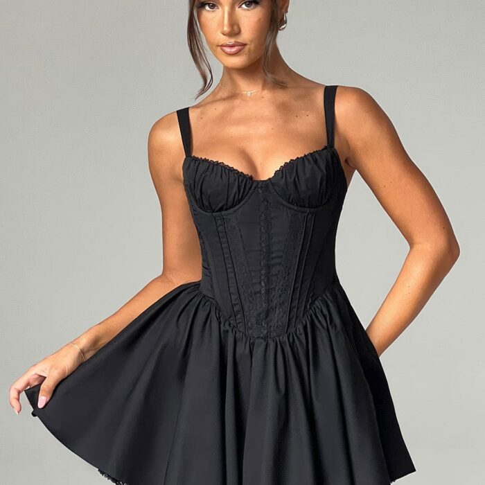 josie-mini-dress-black-dress-babyboo-fashion-31216136716351 Josie Mini Dress - Black - Sassygrove