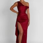 Juliene Maxi Dress - Wine - Sassygrove