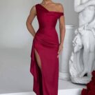 Juliene Maxi Dress - Wine - Sassygrove