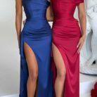 Juliene Maxi Dress - Wine - Sassygrove