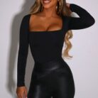 Kaia Bodysuit - Black - Sassygrove
