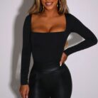 Kaia Bodysuit - Black - Sassygrove