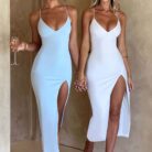 Kiara Midi Dress - Light Blue - Sassygrove
