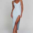 Kiara Midi Dress - Light Blue - Sassygrove