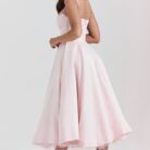 Madeline Midi Dress - Pink - Sassygrove