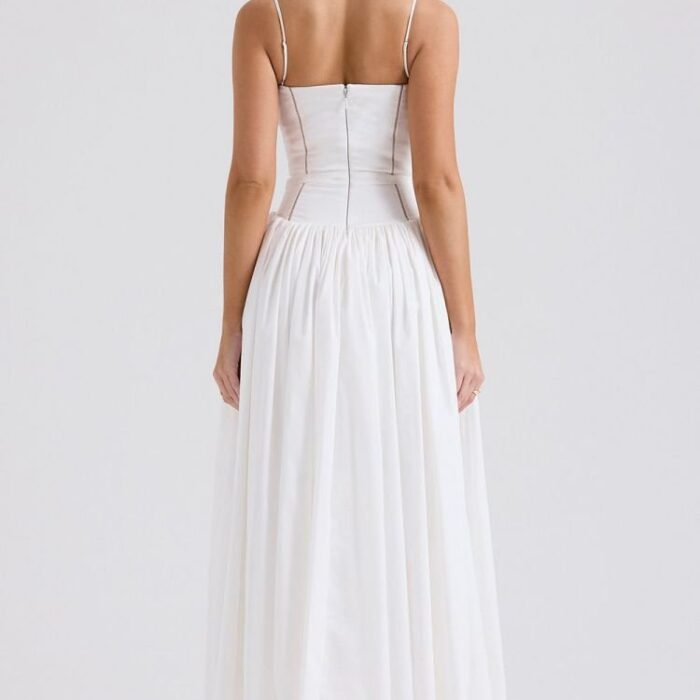 margaret-white-cotton-maxi-sundress-613167 Margaret White Cotton Midi Sundress - Sassygrove