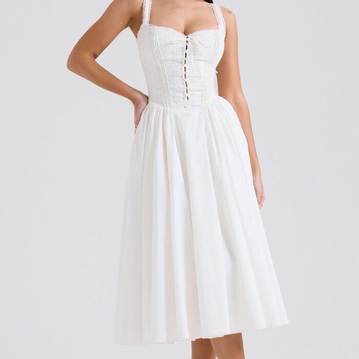 mila-midi-dress-ivory-763651 Mila Midi Dress - Ivory - Sassygrove
