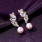 Natural Freshwater Sterling Silver Pearl Stud Earring Adalynn - Sassygrove