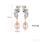 Natural Freshwater Sterling Silver Pearl Stud Earring Adalynn - Sassygrove