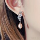 Natural Freshwater Sterling Silver Pearl Stud Earring Adalynn - Sassygrove
