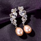 Natural Freshwater Sterling Silver Pearl Stud Earring Adalynn - Sassygrove