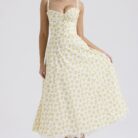 Rosalia Midi Sundress - Floral Print - Sassygrove