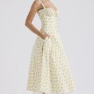 Rosalia Midi Sundress - Floral Print - Sassygrove