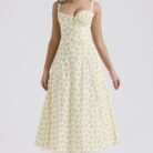 Rosalia Midi Sundress - Floral Print - Sassygrove