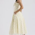 Rosalia Midi Sundress - Floral Print - Sassygrove