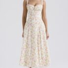 Rosalia Midi Sundress - Ivory Meadow - Sassygrove
