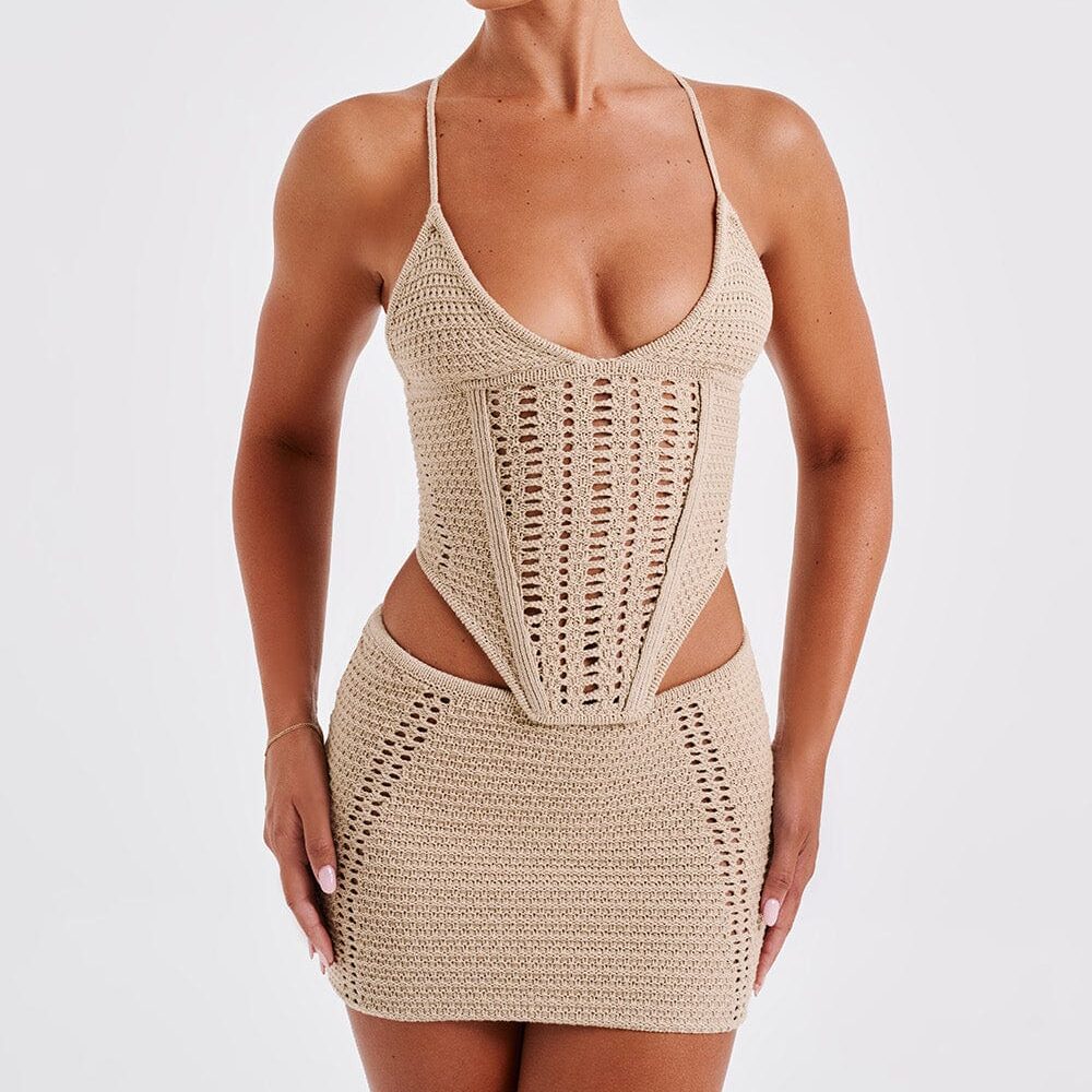 Sunlit Sands Mini Skirt - Sassygrove
