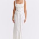 Tiana Midi Dress - Milkmaid - Sassygrove