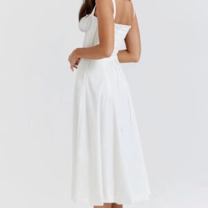 Tiana Midi Dress - Milkmaid - Sassygrove