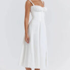 Tiana Midi Dress - Milkmaid - Sassygrove
