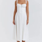 Tiana Midi Dress - Milkmaid - Sassygrove