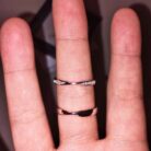 Unisex Moissanite Wedding Band Ann - Sassygrove