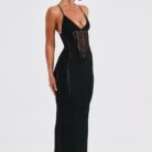 Xena Maxi Dress - Black - Sassygrove
